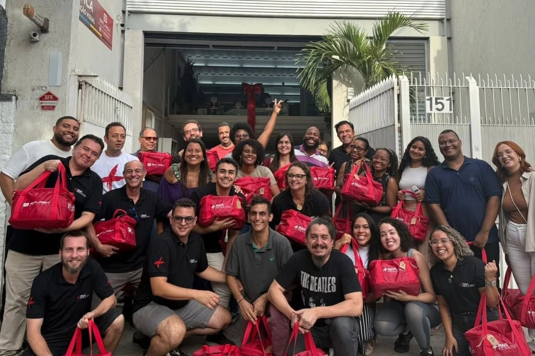 Equipe Mais Resultado em sua sede no Rio de Janeiro